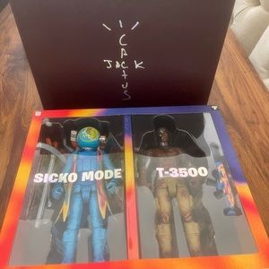 Travis Scott Cactus Jack Fortnite 12” Action Figure Duo Set-Never Opened